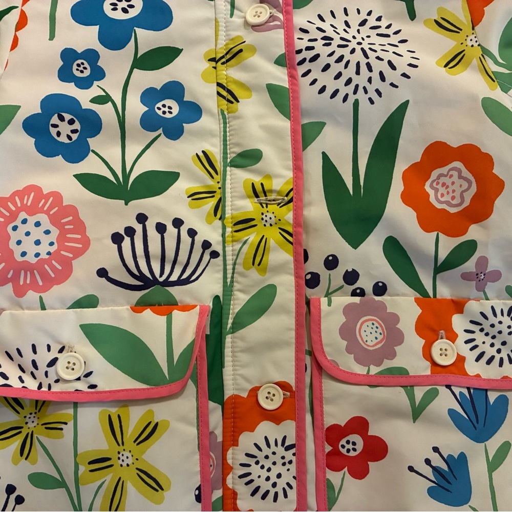 Mini Boden Floral Kids Jacket - Picture 3 of 6